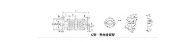 SWP-C型－－無伸縮短型萬向聯軸器